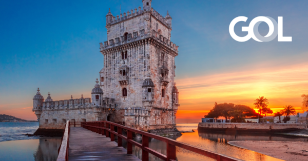 Torre de Belém em Lisboa ao entardecer
